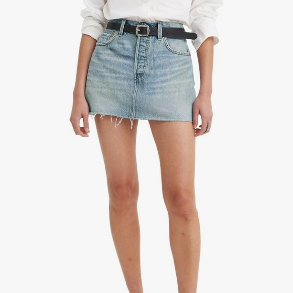 Levi's Light Blue Mini Skirt NWT